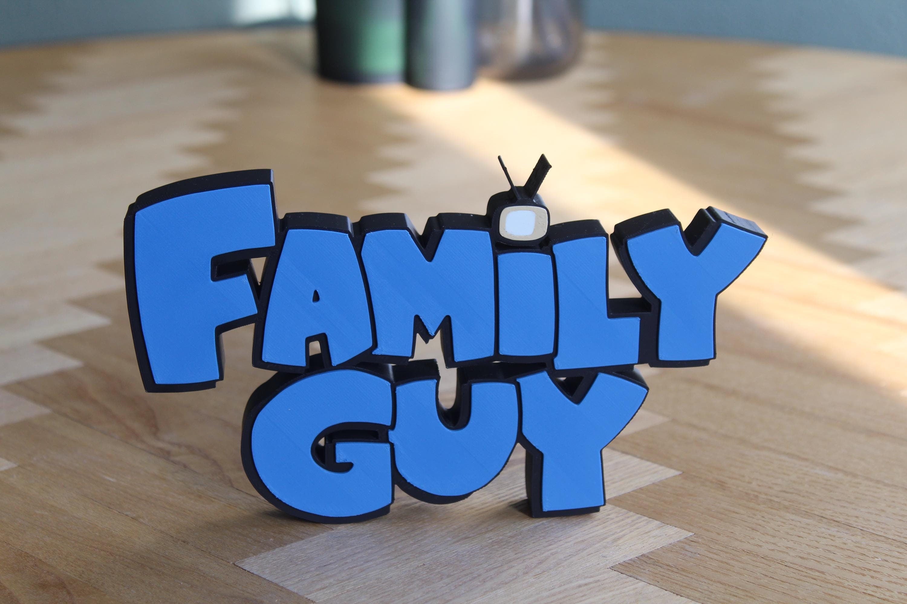 Family Guy Logo | Peter Griffin | Deko l Schild l | Anime | Manga | 3D Druck Figur
