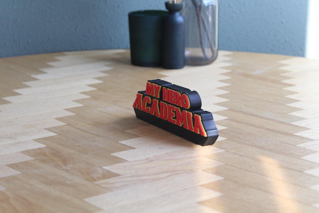 My Hero Academia Logo | Izuku Midoriya | All Might | Katsuki Bakugo | Anime | Manga | 3D Druck Figur
