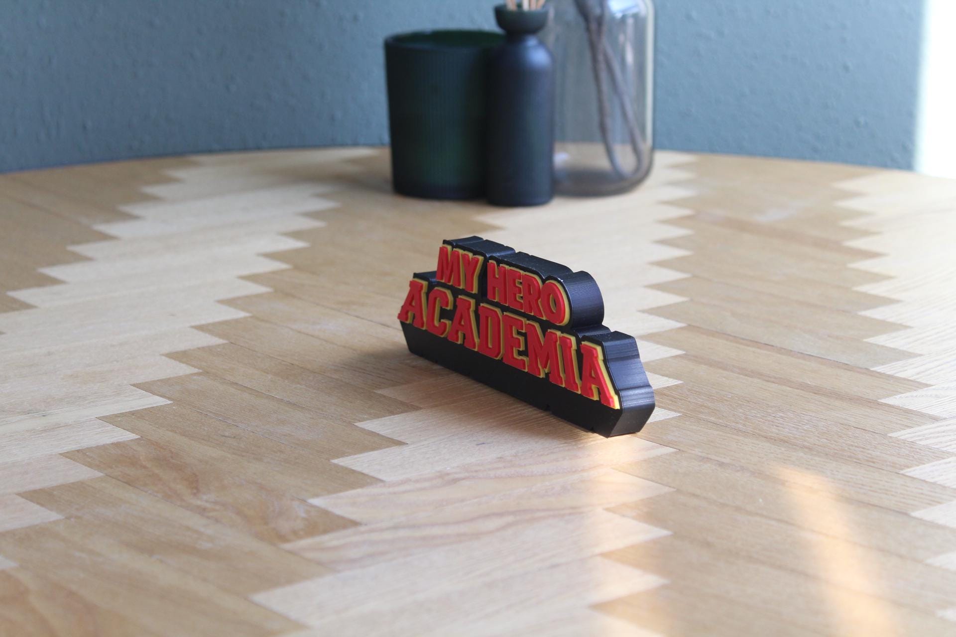 My Hero Academia Logo | Izuku Midoriya | All Might | Katsuki Bakugo | Anime | Manga | 3D Druck Figur