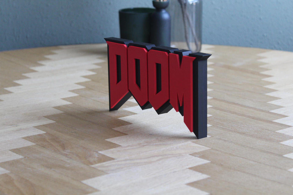 Doom Logo | Doom Slayer | Hellspawn | Nostalgie | Classic Shooter | 3D Druck Figur