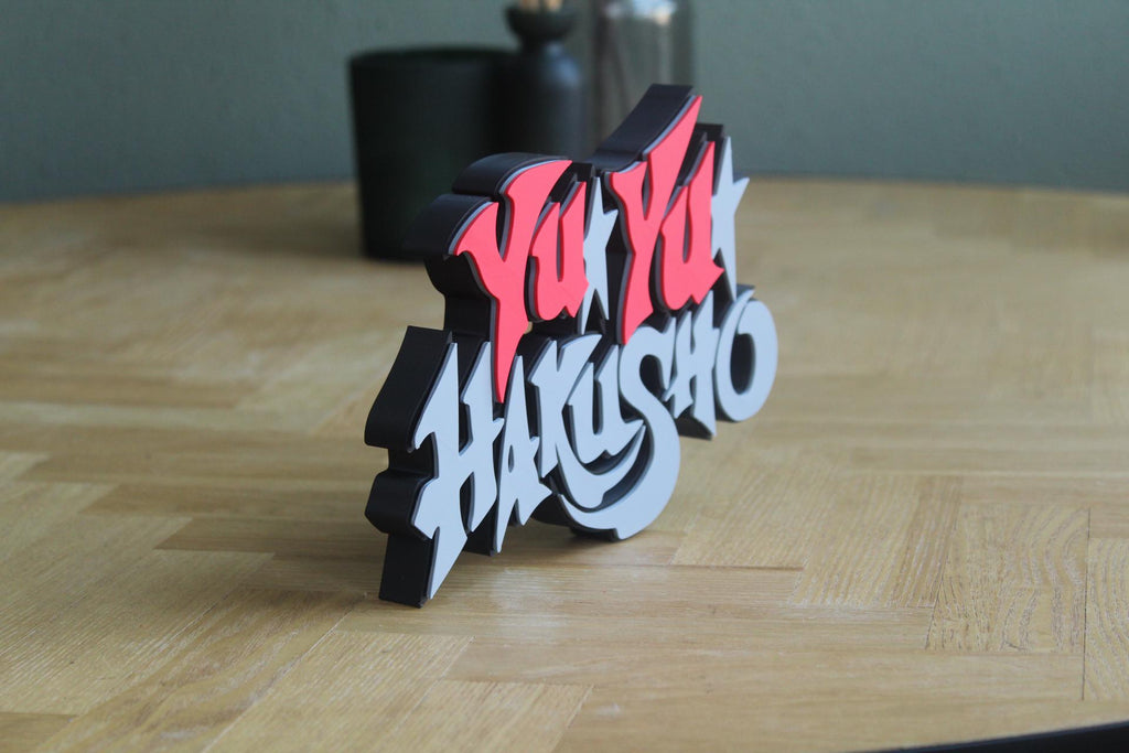Yu Yu Hakusho Logo | Yusuke Urameshi | Anime | Manga | Action | 3D Druck Logo