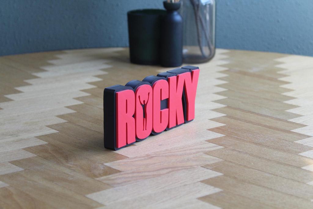 Rocky Balboa Logo | Apollo Creed | Mickey Goldmill | Klassiker Film | 3D Druck Logo