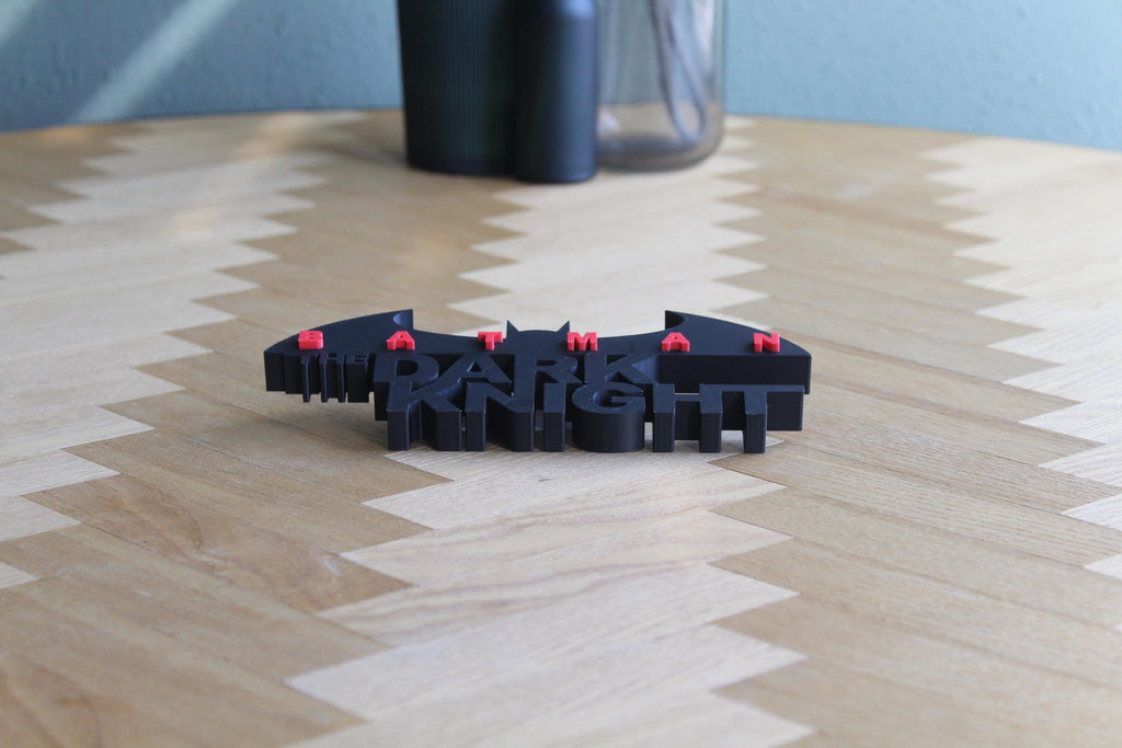 Batman The Dark Knight Logo | Joker Symbol | Superhelden Deko | Gotham City | 3D Druck Figur | Batman Geschenk
