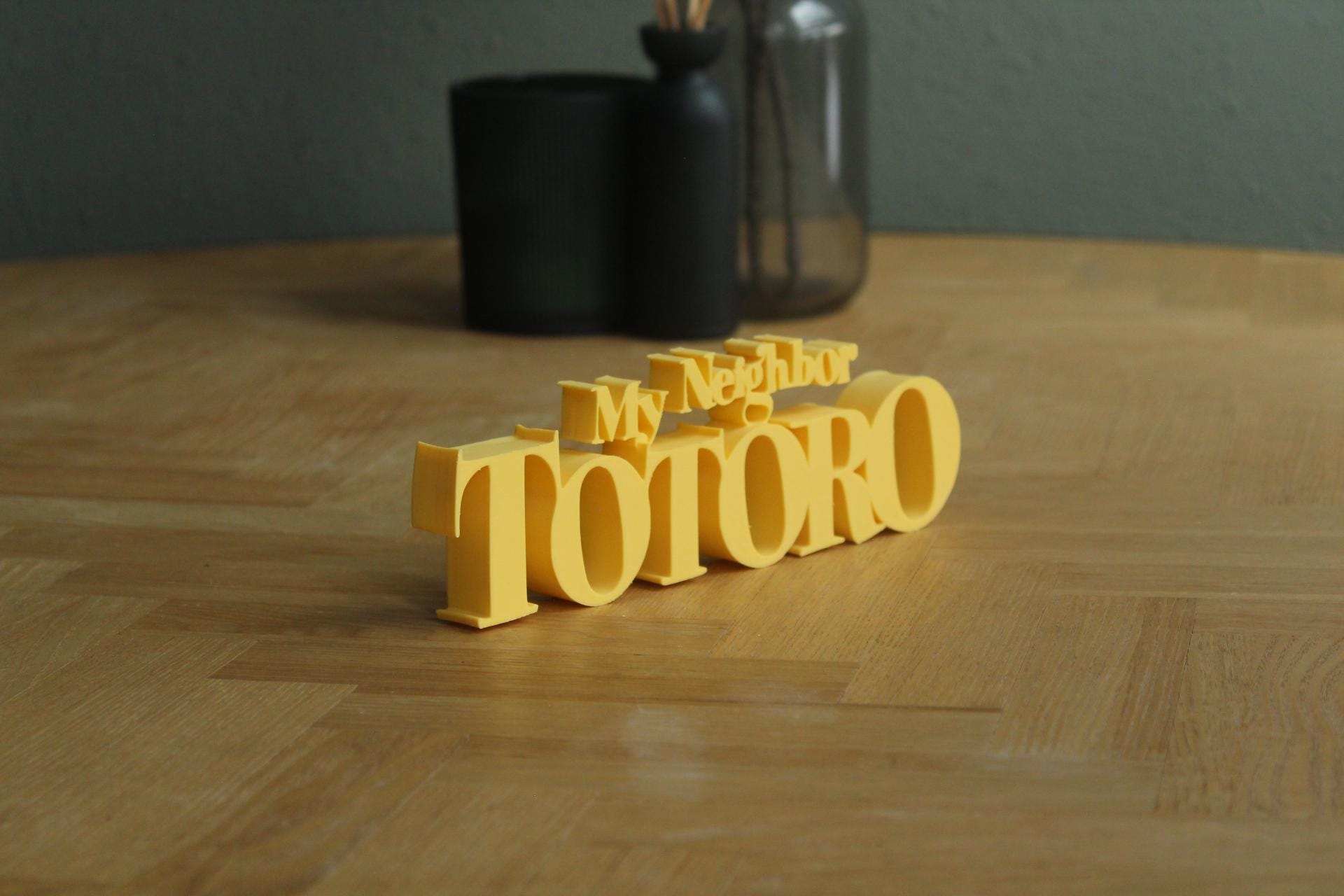 My Neighbor Totoro Logo | Totoro | Studio Ghibli | Anime | 3D Druck Logo