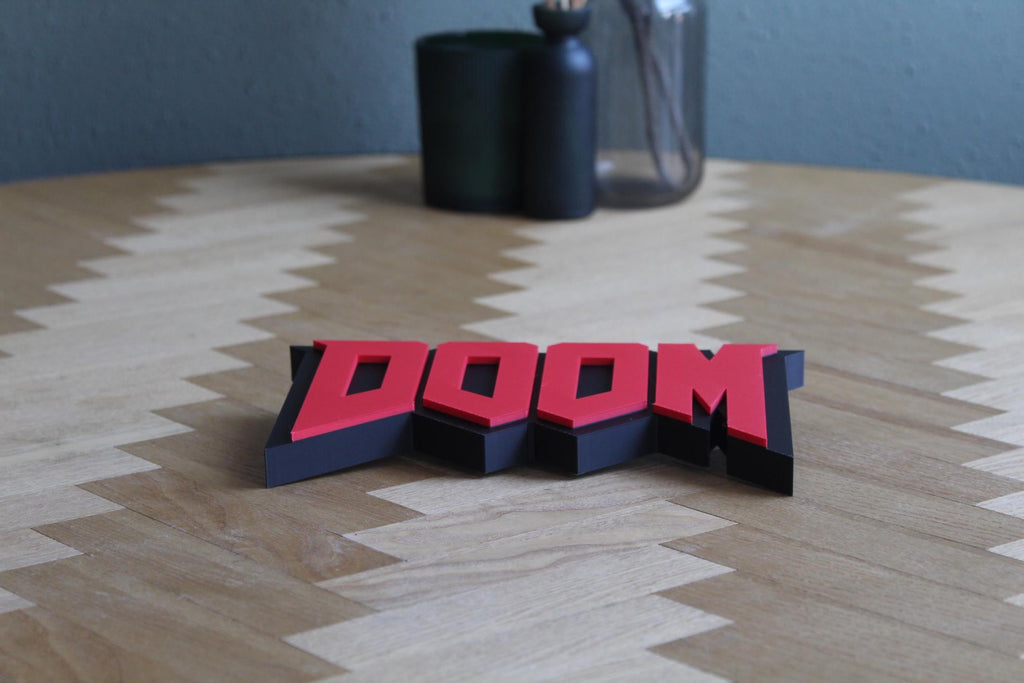 Doom Logo | Doom Slayer | Hellspawn | Nostalgie | Classic Shooter | 3D Druck Figur