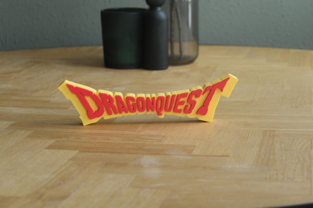 Dragon Quest Logo | Erdrick | Draque | Videospiel | JRPG | 3D Druck Logo