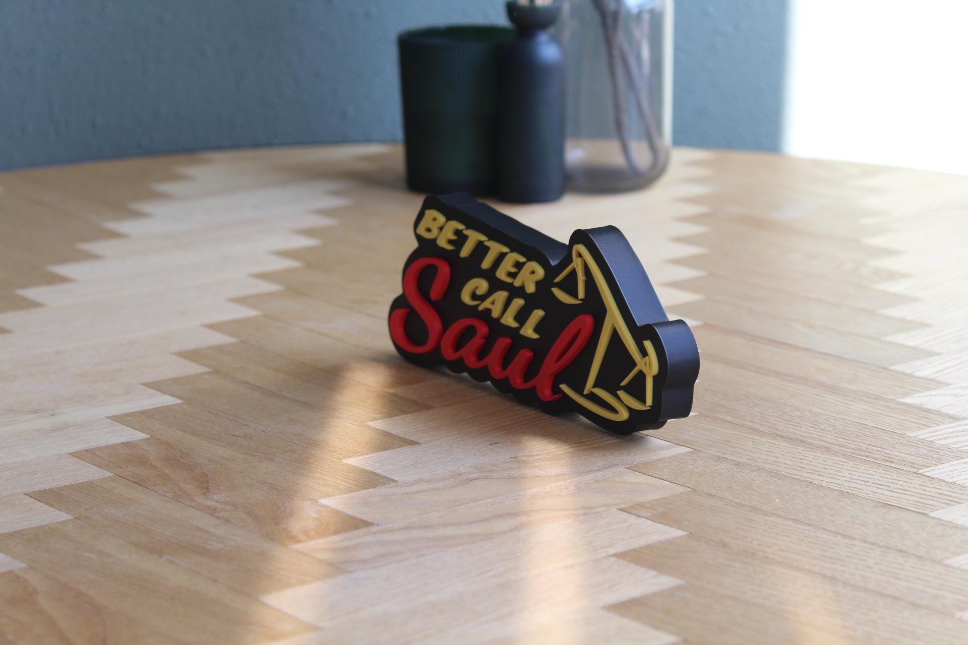 Better Call Saul Logo | Saul Goodman | Jimmy McGill | Breaking Bad | TV-Serie | 3D Druck Figur