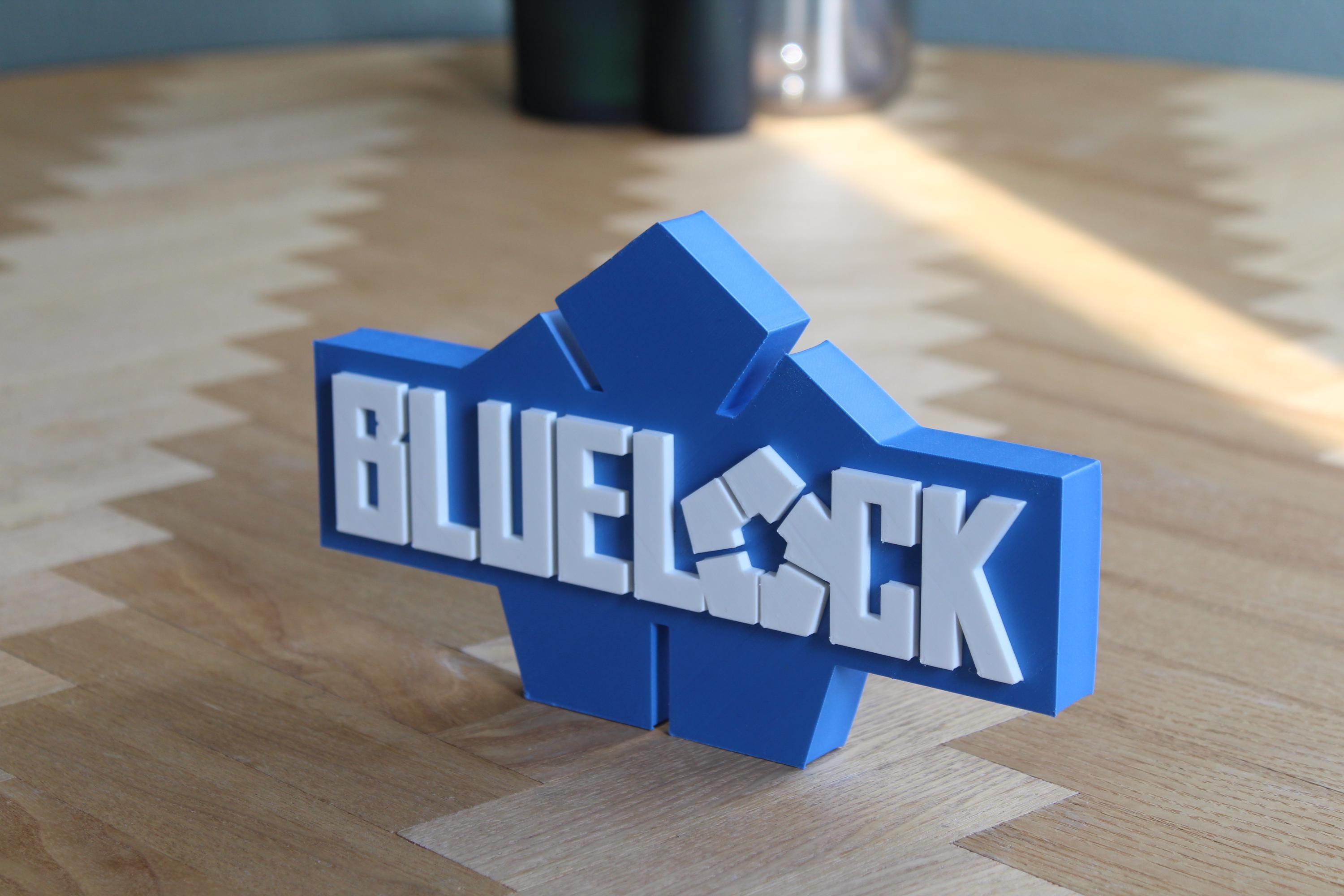 Blue Lock Logo | Yoichi Isagi | Fußball Manga Symbol | Anime | 3D Druck Figur