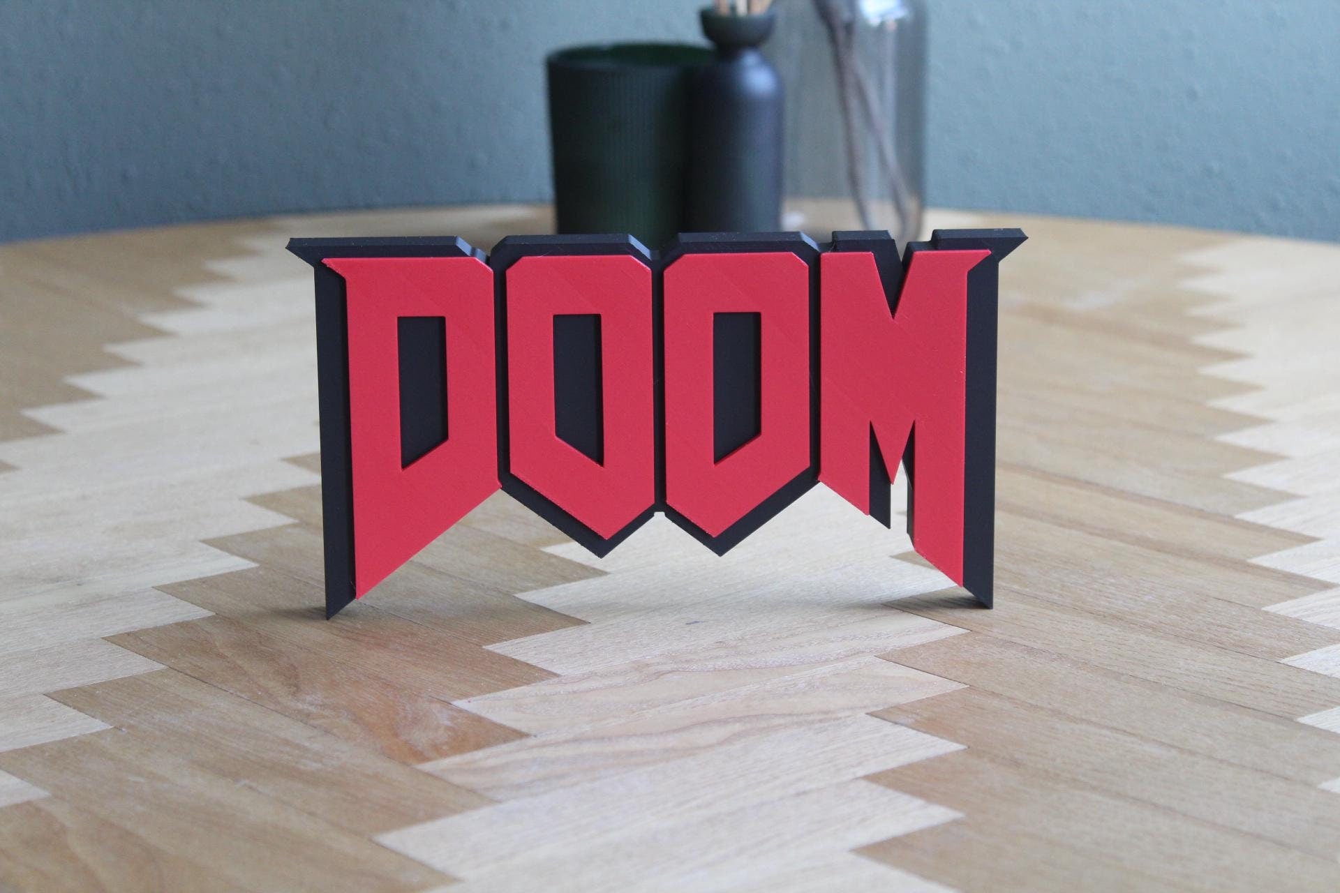 Doom Logo | Doom Slayer | Hellspawn | Nostalgie | Classic Shooter | 3D Druck Figur