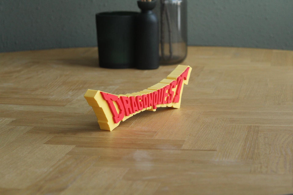 Dragon Quest Logo | Erdrick | Draque | Videospiel | JRPG | 3D Druck Logo