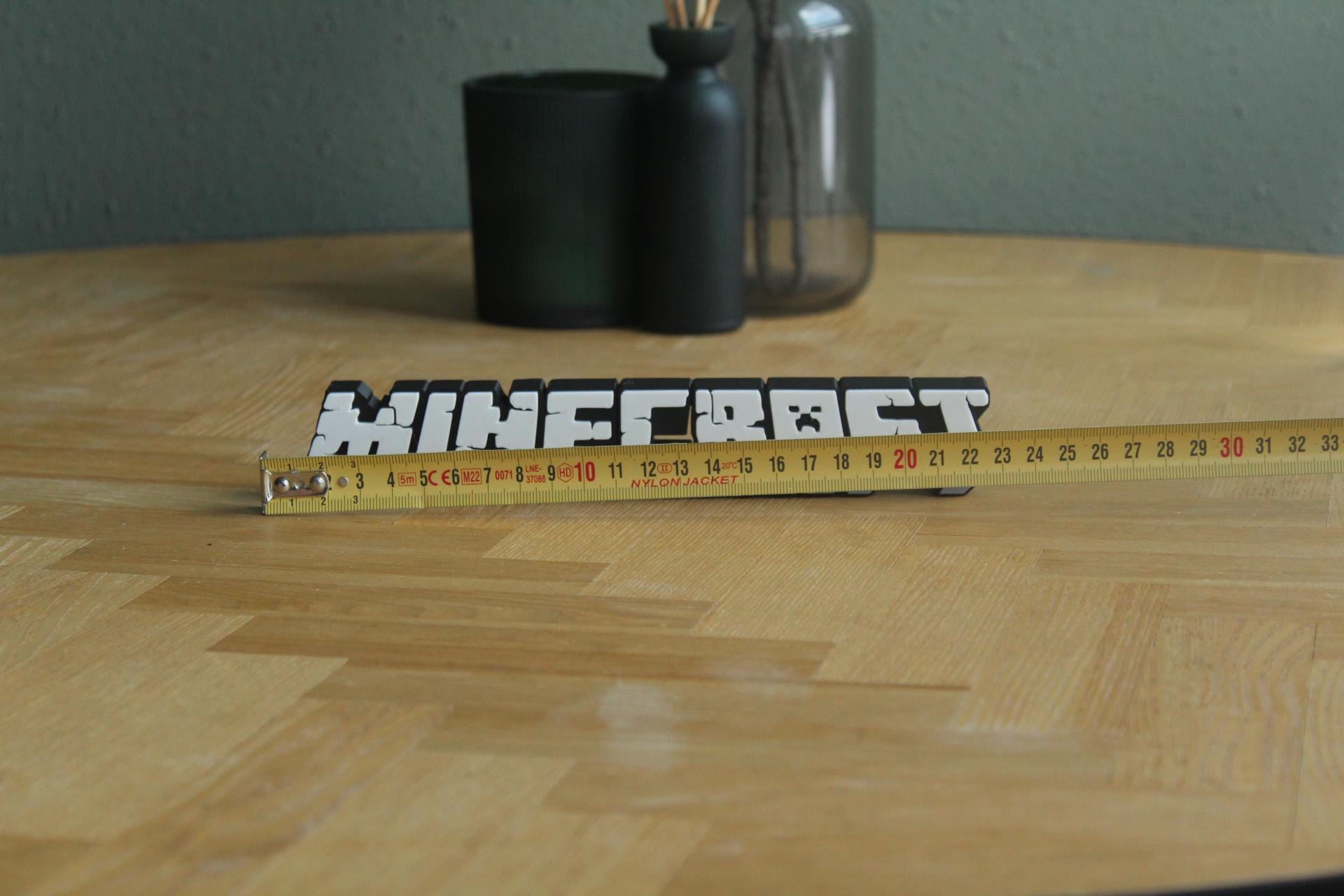 Minecraft Logo | Steve | Creeper | Sandbox | Videospiel | 3D Druck Logo