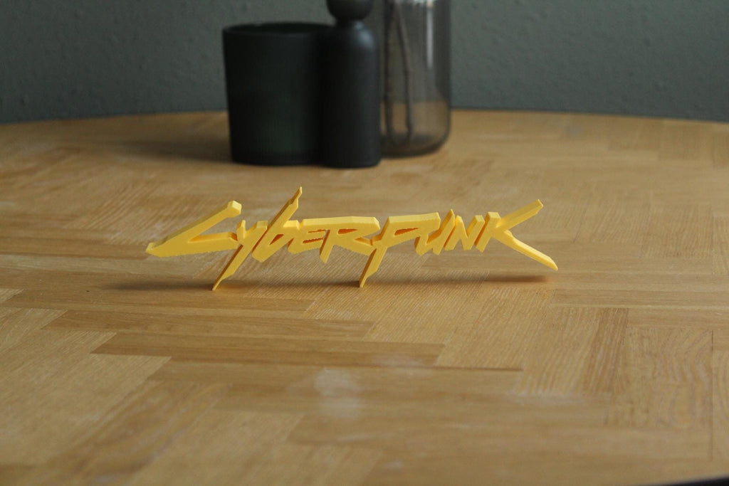 Cyberpunk Logo | Night City | V | Dystopie | Cyberware | 3D Druck Logo