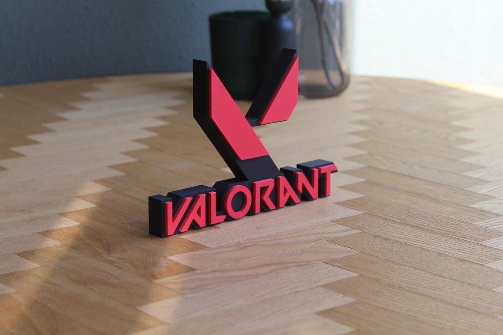 Valorant Logo | Jett | Phoenix | Sage | Taktischer Shooter | 3D Druck Figur