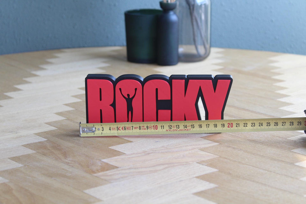 Rocky Balboa Logo | Apollo Creed | Mickey Goldmill | Klassiker Film | 3D Druck Logo
