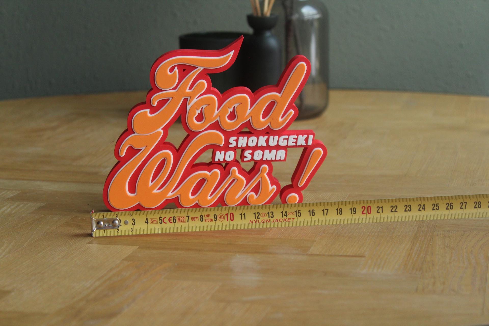 Food Wars Logo | Soma Yukihira | Anime | Manga | Shokugeki | 3D Druck Logo