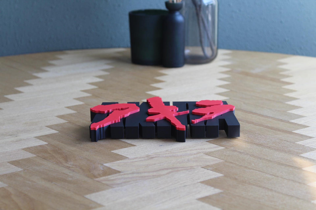 Akira Logo | Kaneda | Tetsuo | Cyberpunk Anime | Manga | 3D Druck Logo