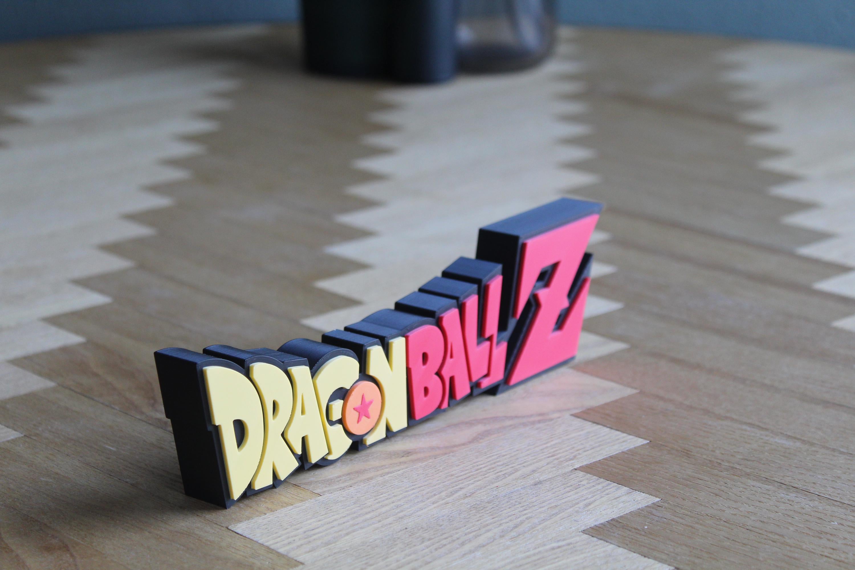 Dragon Ball Z Logo | Goku | Vegeta | Anime | Manga | 3D Druck  Logo