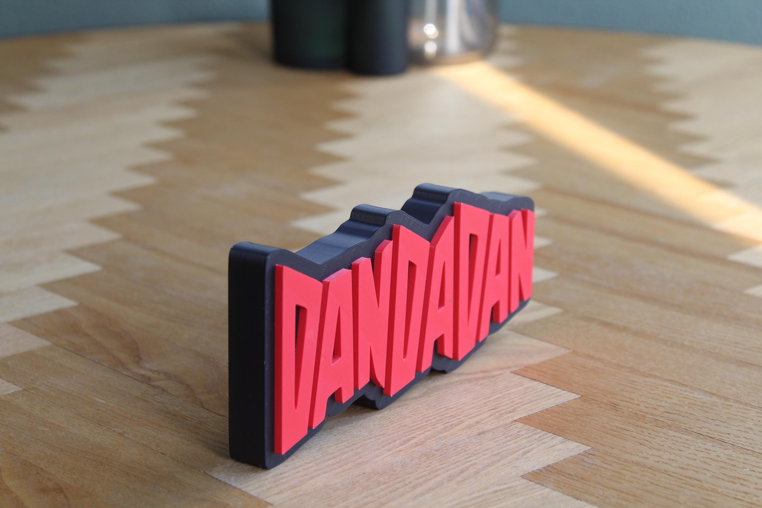 Dandadan Logo | Ken Takakura | Kultiger Manga | Anime | 3D Druck Logo