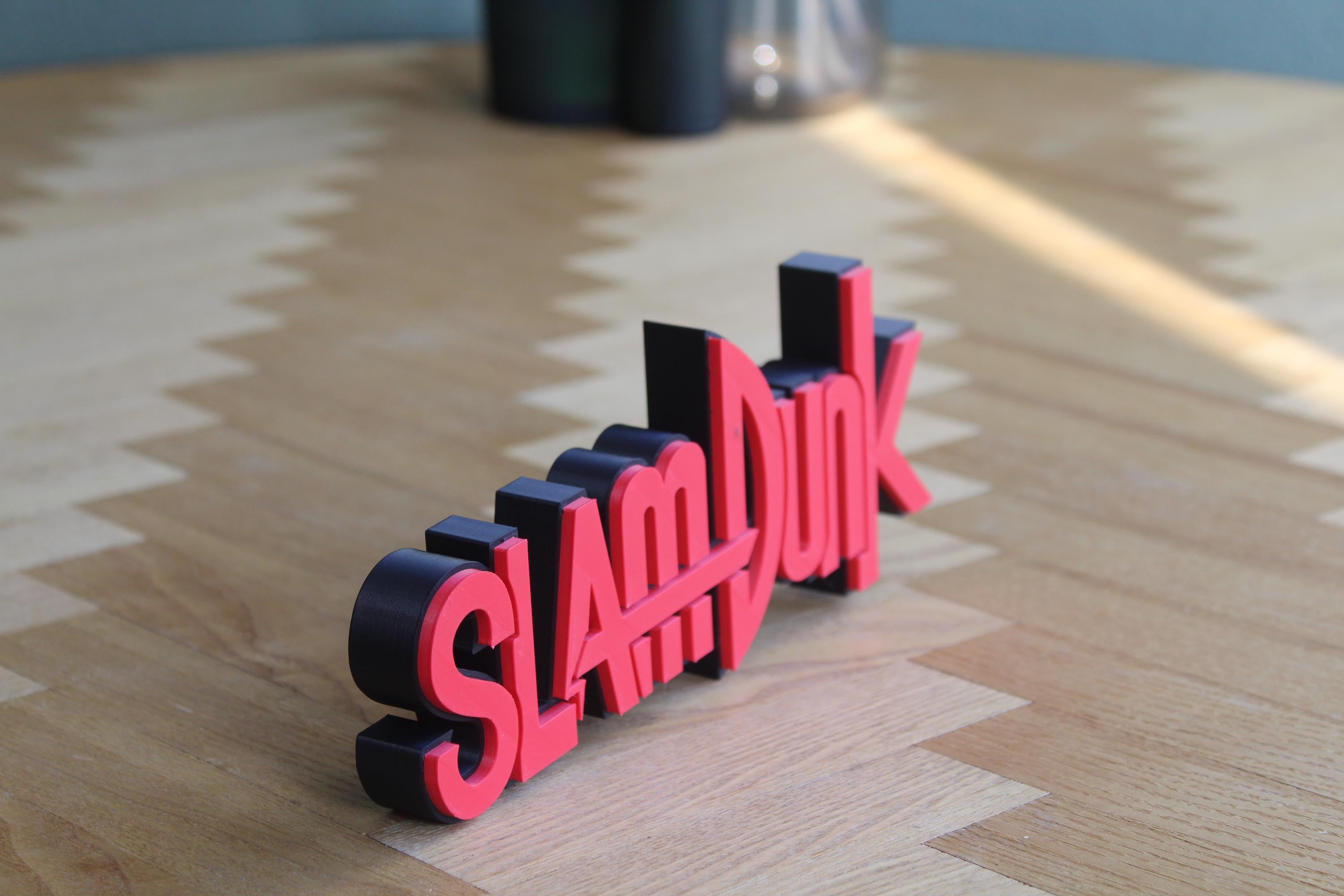 Slam Dunk Logo | Hanamichi Sakuragi | Kult-Manga Symbol | Basketball | Anime | 3D Druck Figur