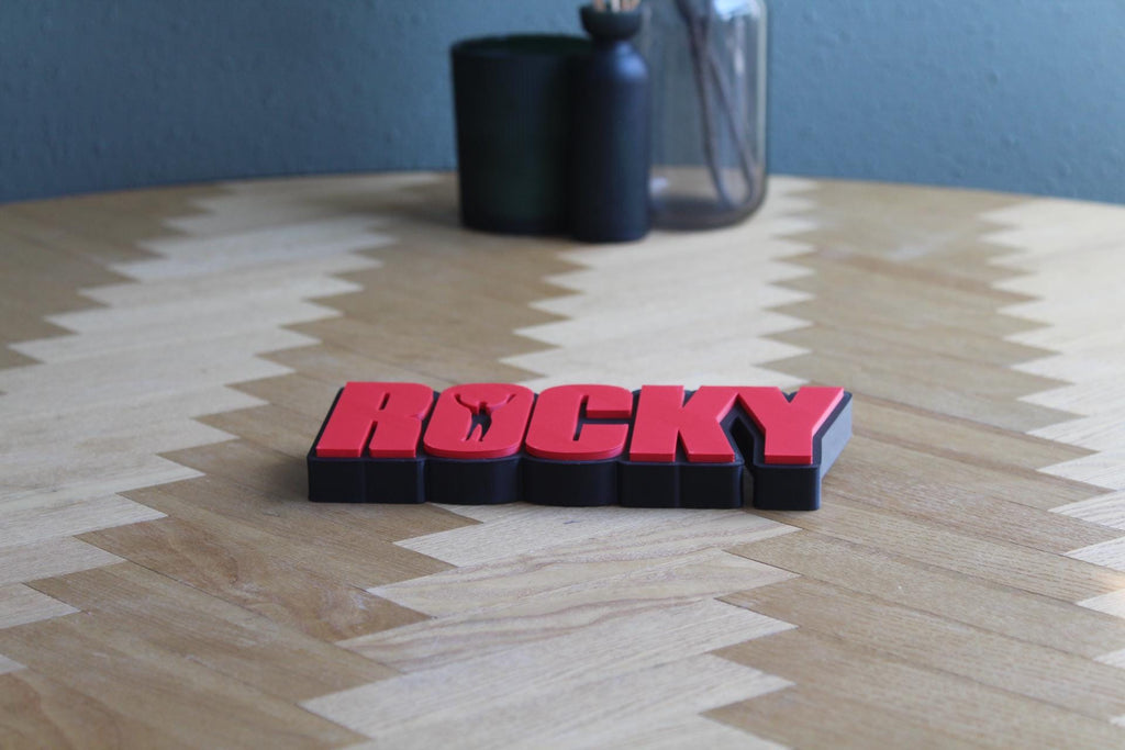 Rocky Balboa Logo | Apollo Creed | Mickey Goldmill | Klassiker Film | 3D Druck Logo