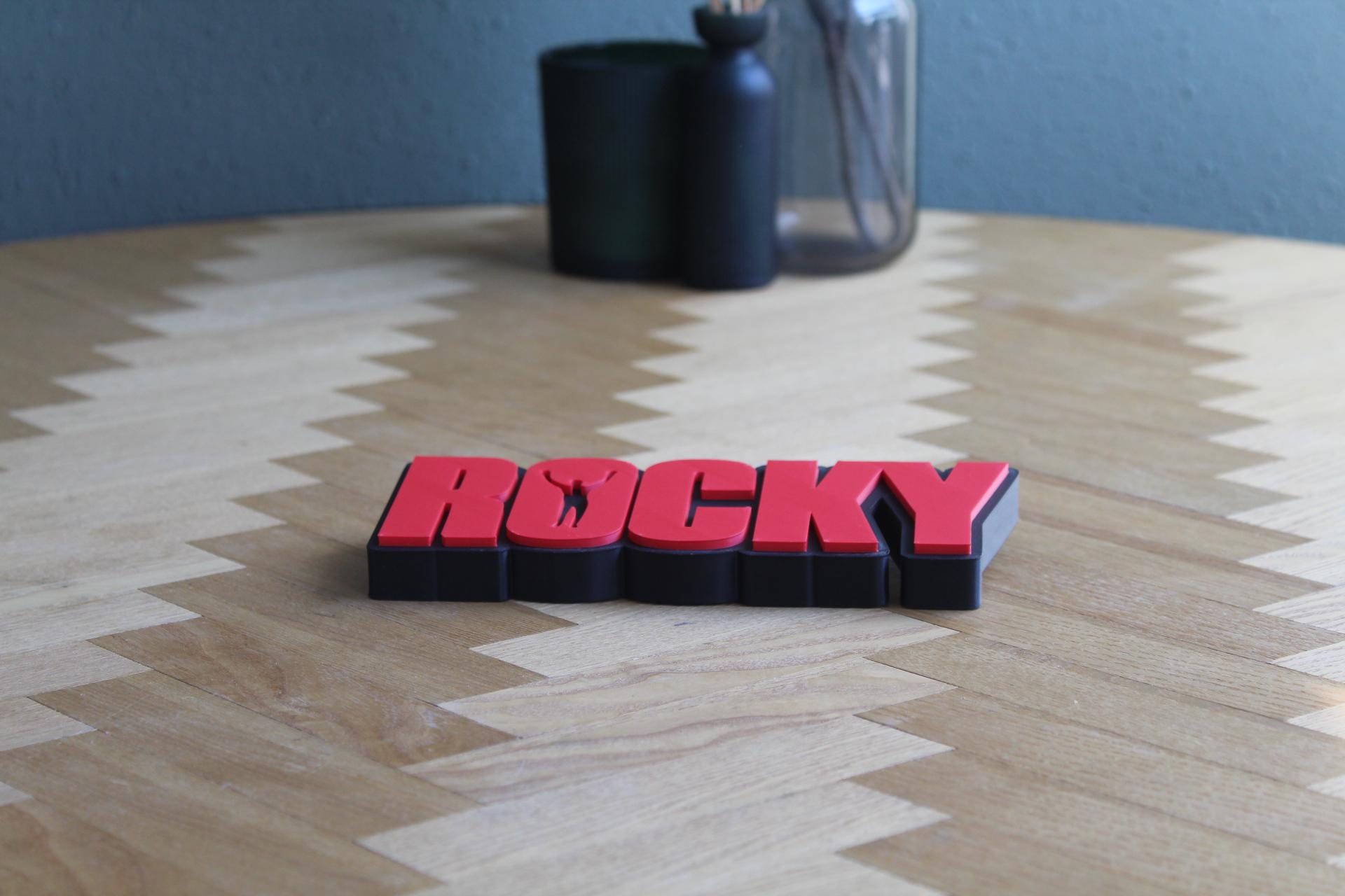 Rocky Balboa Logo | Apollo Creed | Mickey Goldmill | Klassiker Film | 3D Druck Logo