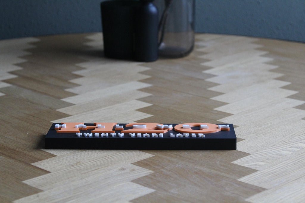 Halloween H20 Logo | 3D-gedruckte Dekoration | Michael Myers | Horror-Fanartikel Figur