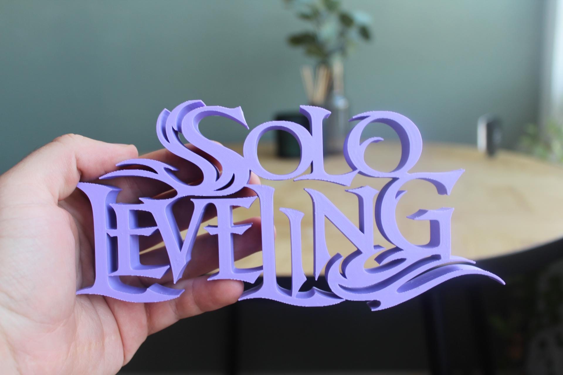 Solo Leveling Logo | Sung Jin-Woo | Anime | Manga | 3D Druck