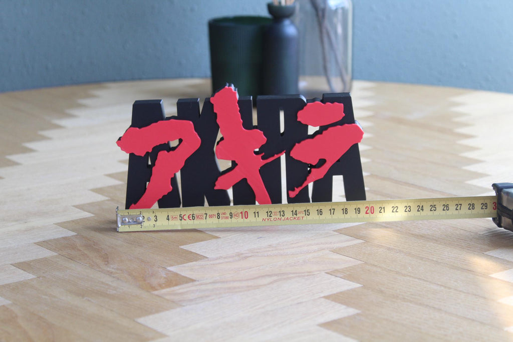 Akira Logo | Kaneda | Tetsuo | Cyberpunk Anime | Manga | 3D Druck Logo