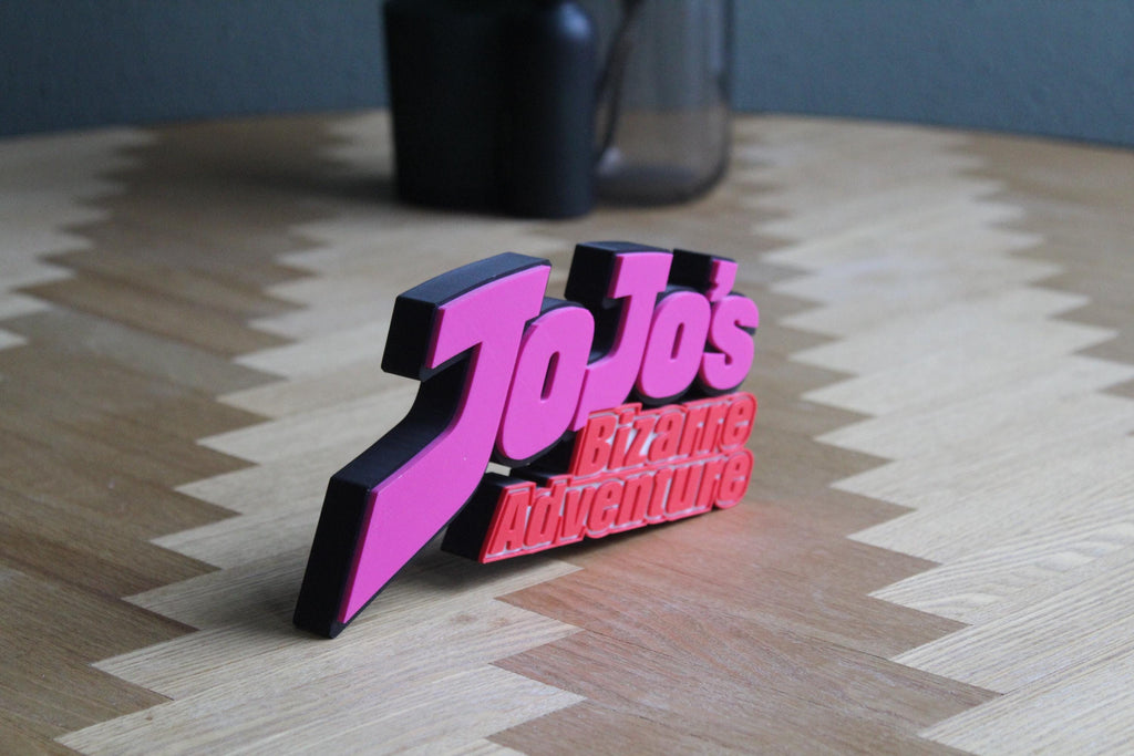 JoJo's Bizarre Adventure Logo | Jotaro Kujo | Anime | Manga | Stand | 3D Druck Figur