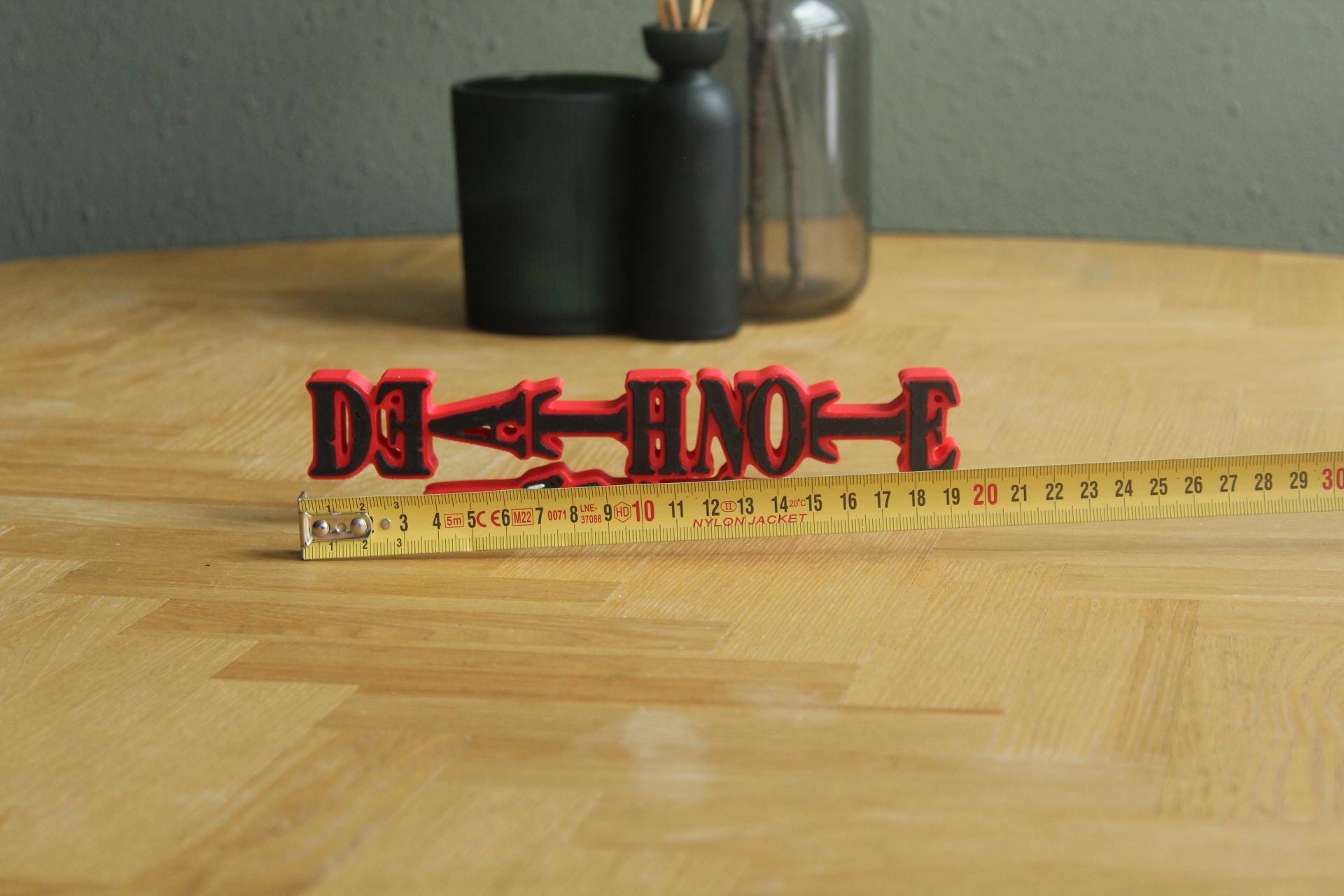 Death Note Logo | Light Yagami | L Ryuzaki | Ryuk | Anime | Manga | 3D Druck Logo