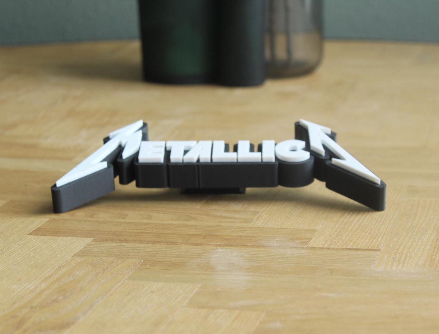 Metallica Logo | Heavy Metal | Rock Band | Musik | 3D Druck Logo