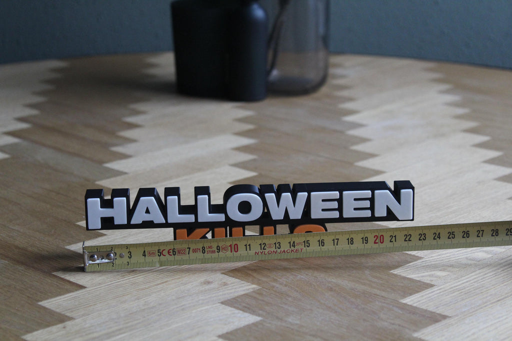 Halloween Kills Logo | 3D-gedruckte Dekoration | Michael Myers | Horror-Fanartikel Figur