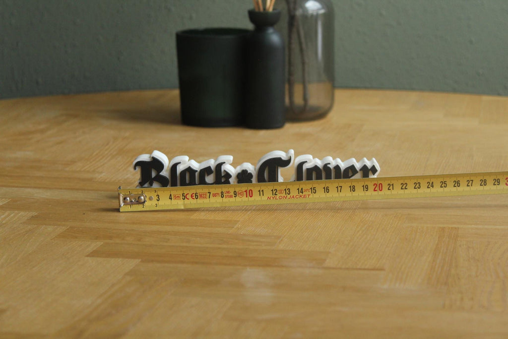 Black Clover Logo | Asta | Magie | Action | Shonen Anime | 3D Druck Logo