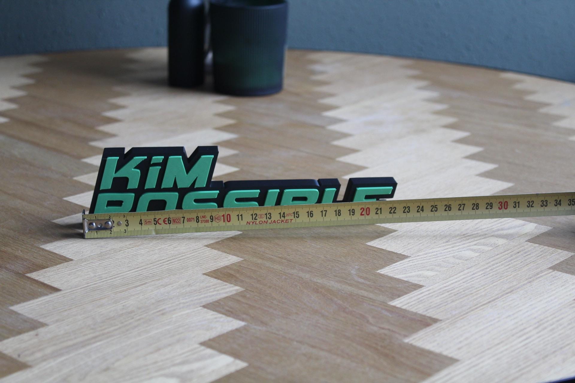 Kim Possible Logo | 3D Druck Deko | Actionheldin aus den 2000ern | Kultserie