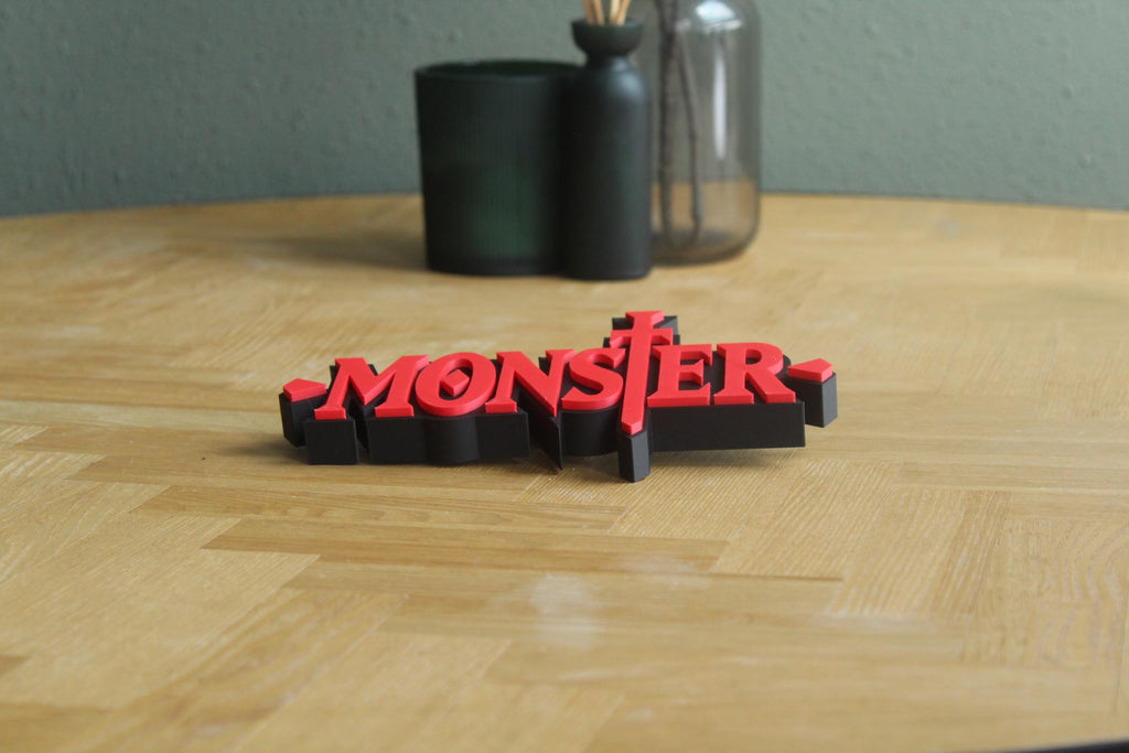 Monster Logo | Dr. Kenzo Tenma | ohan Liebert | Anime | Manga | 3D Druck Logo
