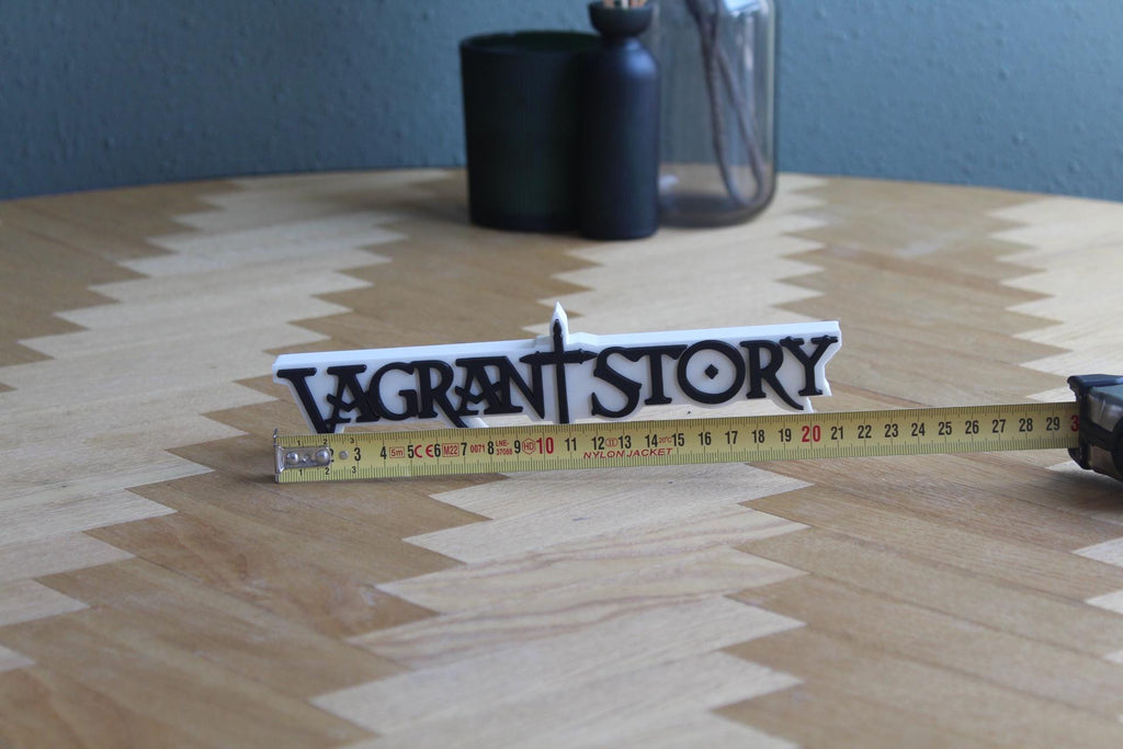 Vagrant Story Logo | Ashley Riot | Guildenstern | Renaud | JRPG | 3D Druck Figur