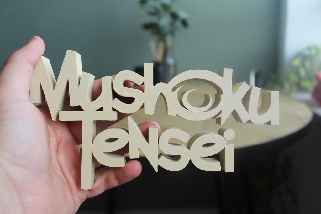 Mushoku Tensei Logo | Rudeus Greyrat | Isekai Anime | Manga| 3D Druck Logo