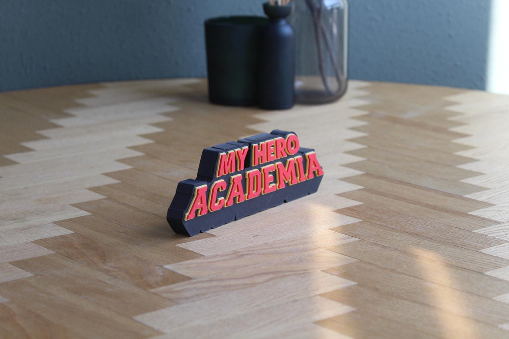 My Hero Academia Logo | Izuku Midoriya | All Might | Katsuki Bakugo | Anime | Manga | 3D Druck Figur