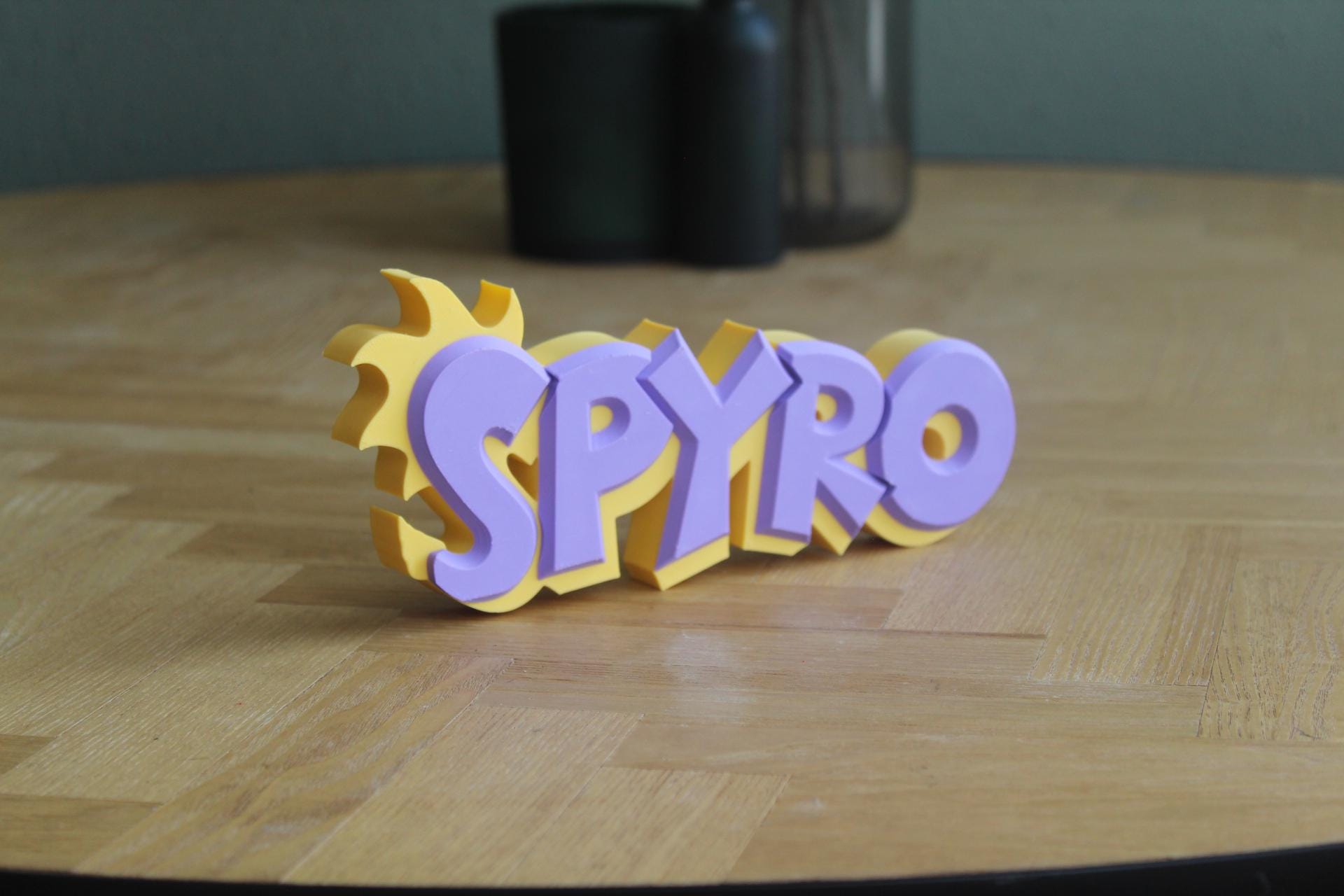 Spyro the Dragon Logo | Spyro | Videospiel | Playstation | Fantasy | 3D Druck Logo