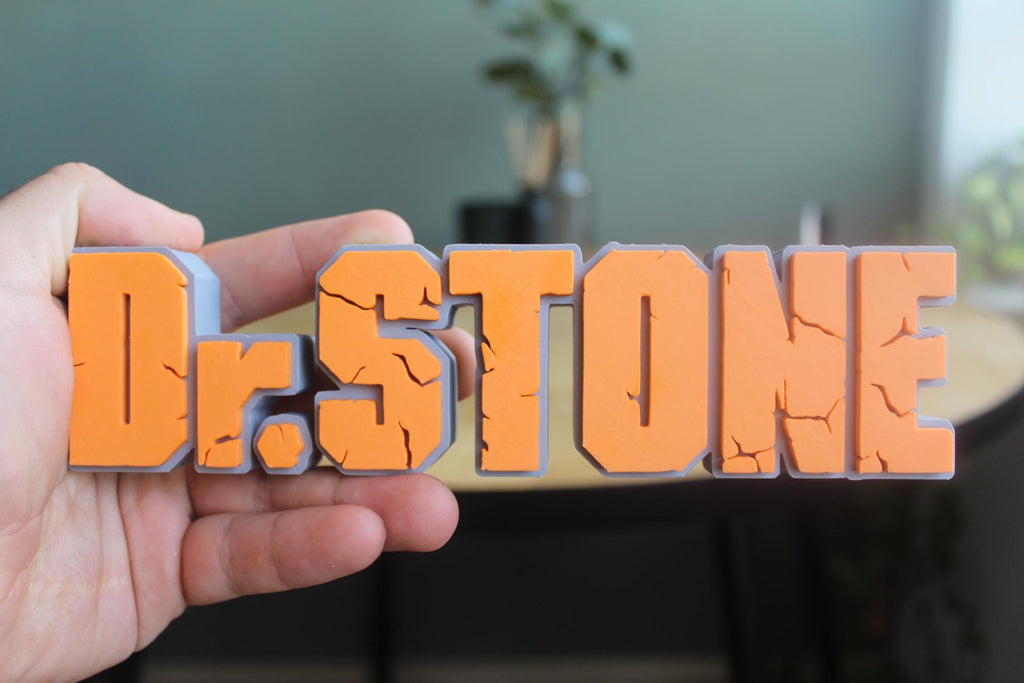Dr.Stone Logo | Senku Ishigami | Anime | Manga | Serie | 3D-Figur