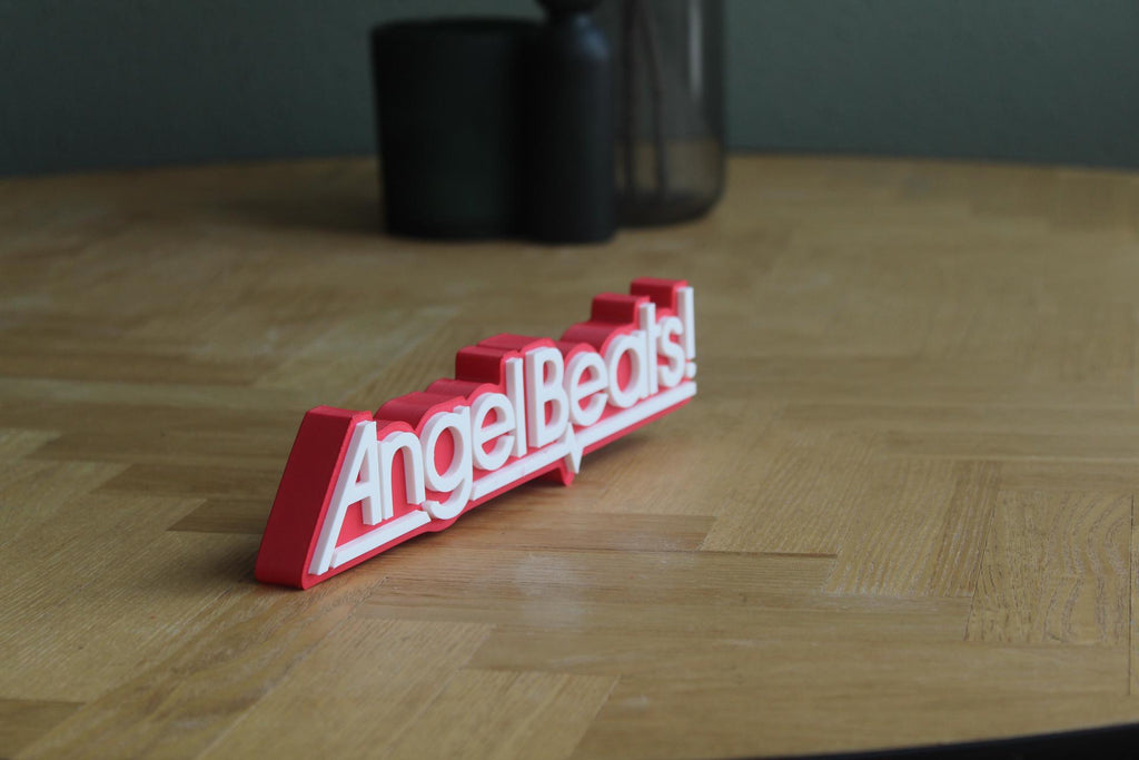 Angel Beats! Logo | Otonashi | Drama | Anime| Manga | 3D Druck Logo