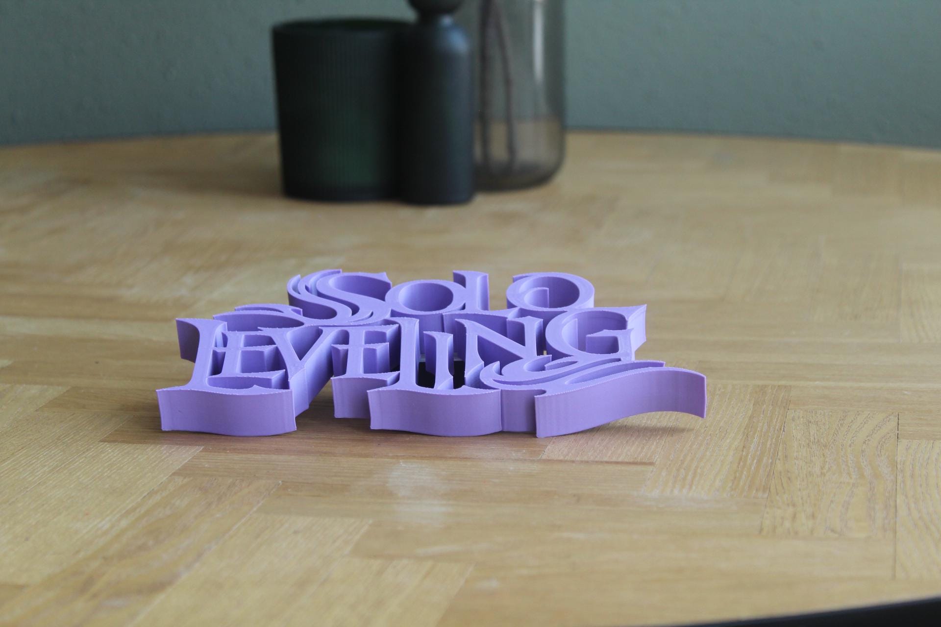 Solo Leveling Logo | Sung Jin-Woo | Anime | Manga | 3D Druck