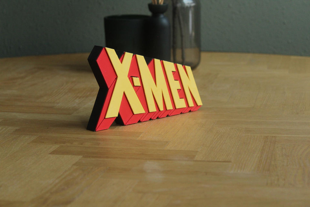 X-Men Logo | Wolverine | Superhelden | Comic | 3D Druck Logo