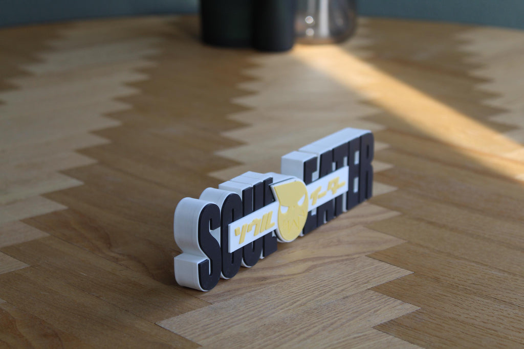 Soul Eater Logo | Maka Albarn & Soul Evans | Shinigami Symbol | Anime | 3D Druck Figur