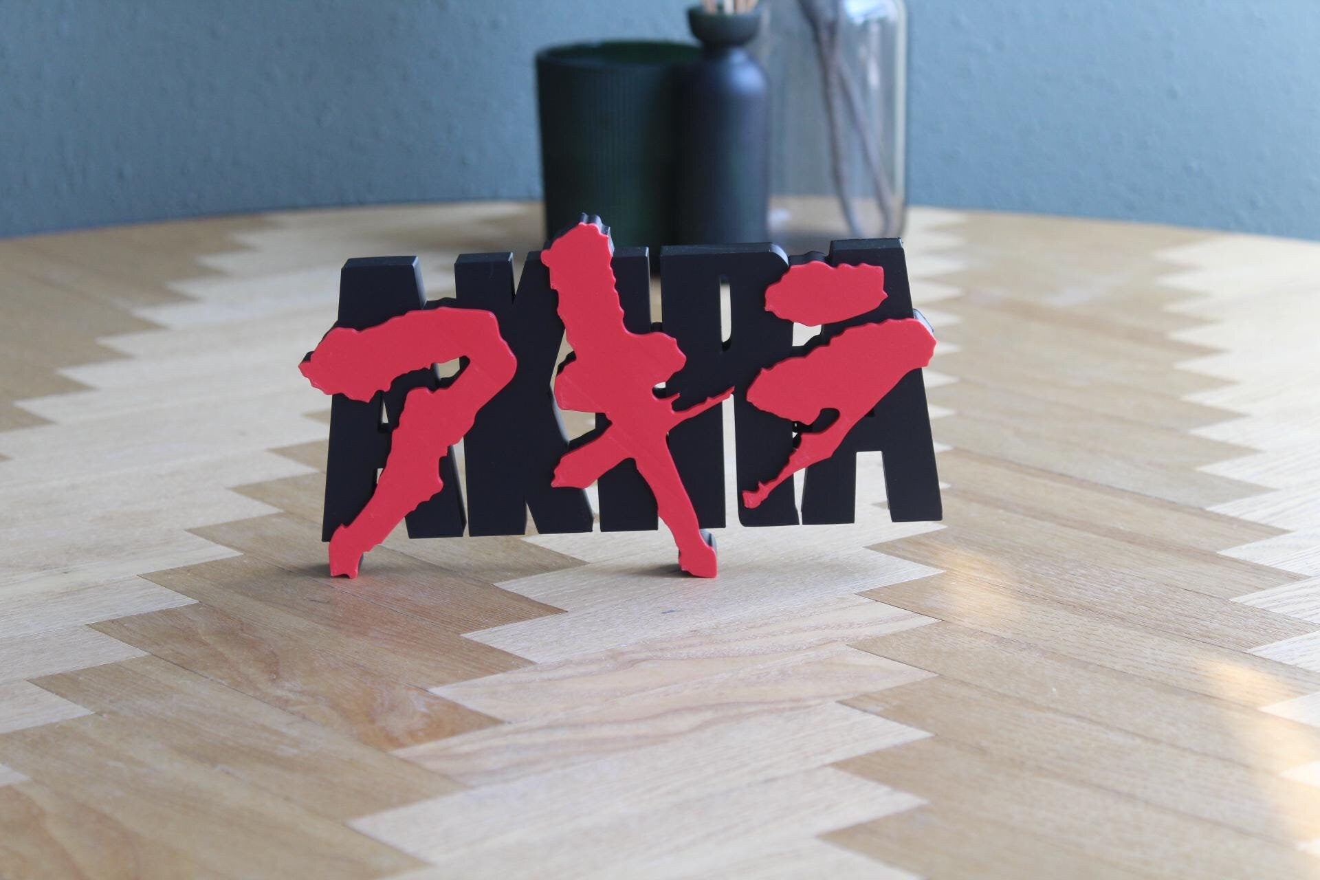 Akira Logo | Kaneda | Tetsuo | Cyberpunk Anime | Manga | 3D Druck Logo