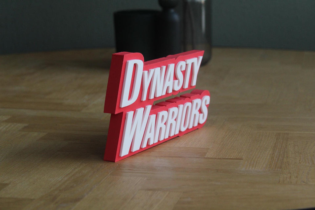 Dynasty Warriors Logo | Lu Bu | Koei Tecmo | Videospiel | 3D Druck Logo