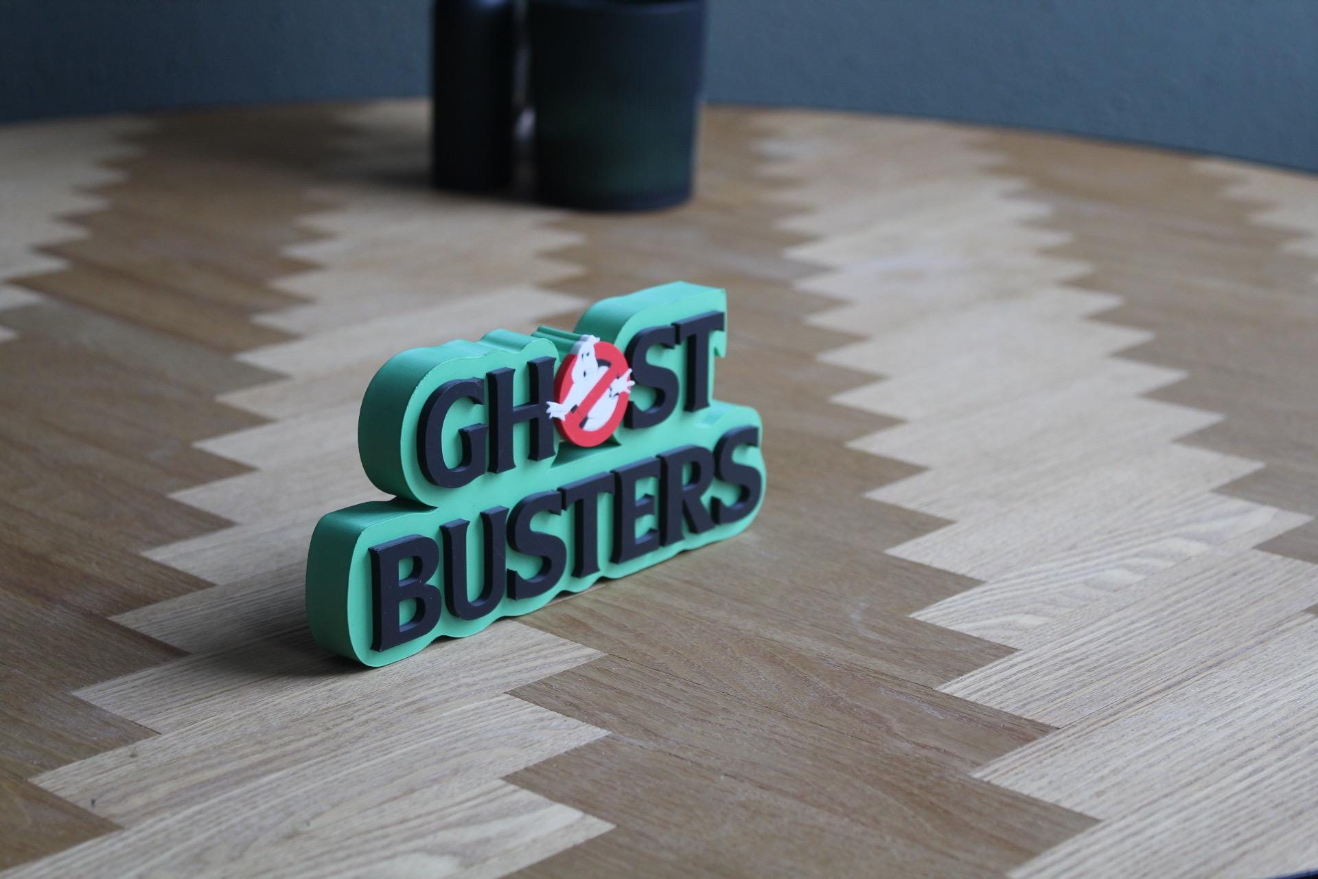 Ghostbusters 3D Druck Logo | Geisterjäger Symbol | Ecto-1 Deko | Filmklassiker Geschenk