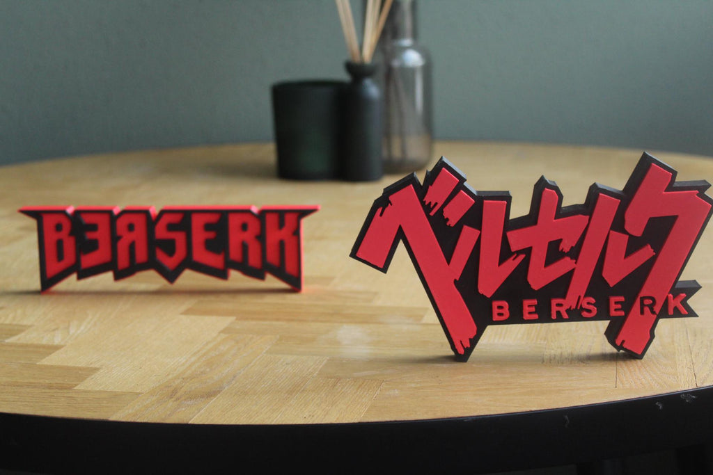 Berserk Logo | Guts | Anime | Manga | Sammlerartikel | Action | 3D Logo